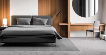 wood bed