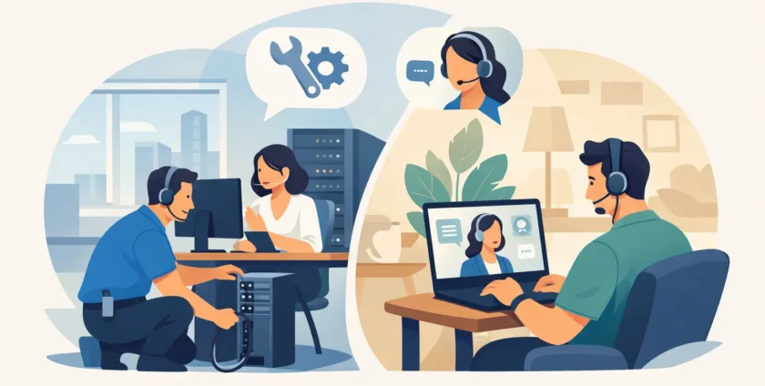 On Site and Remote Support That Works