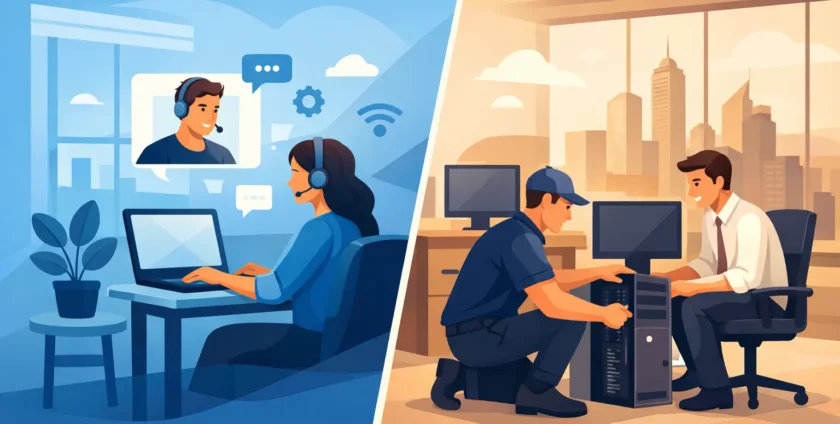 Remote vs Onsite IT Support for Melbourne Teams