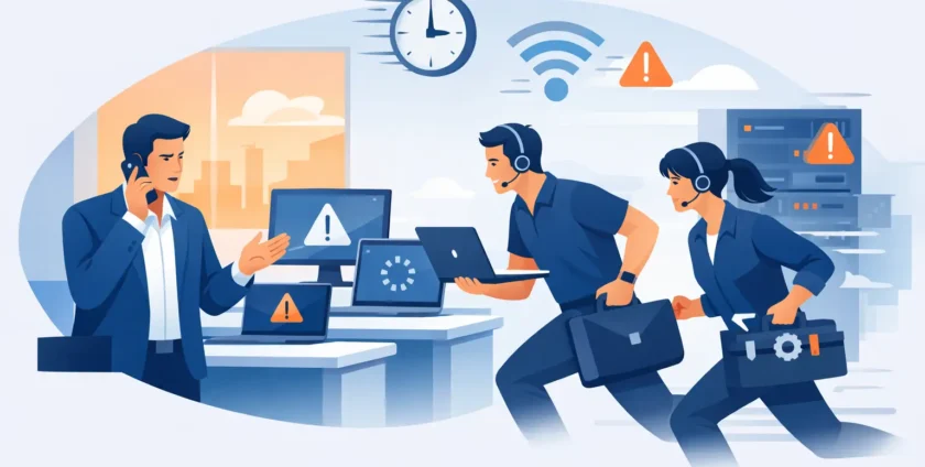 Same Day Business IT Support When Downtime Hits