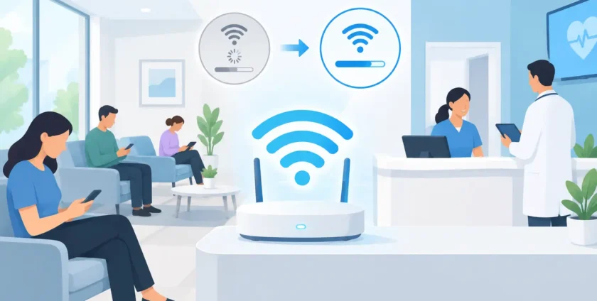 Clinic Wi-Fi Upgrade Example for Fewer Delays