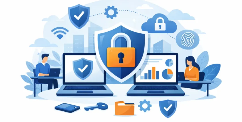 How to Secure Office Laptops Without Slowing Work